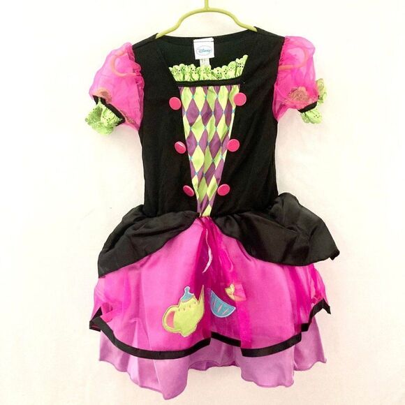 Nwot Girl's 3T-4T Mad Hatter Halloween Costume - Picture 2 of 8